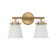 Savoy House 8-1627-2-322 Two Light Bathroom Vanity, Warm Brass (2)