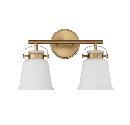 Savoy House 8-1627-2-322 Two Light Bathroom Vanity, Warm Brass (2)
