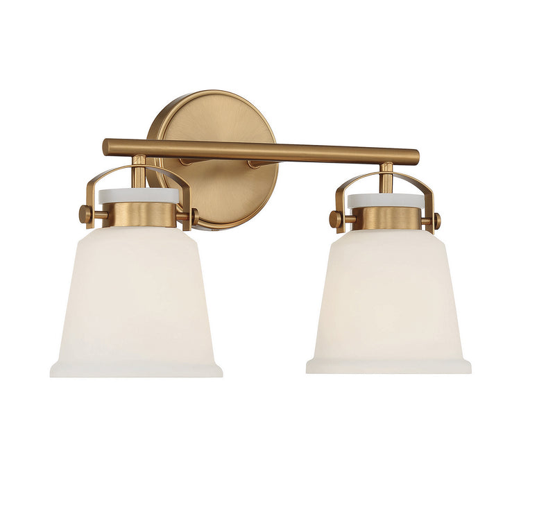 Savoy House 8-1627-2-322 Two Light Bathroom Vanity, Warm Brass (3)