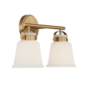 Savoy House 8-1627-2-322 Two Light Bathroom Vanity, Warm Brass (4)