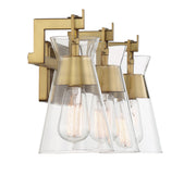 Savoy House 8-1830-3-322 Three Light Bathroom Vanity, Warm Brass (5)