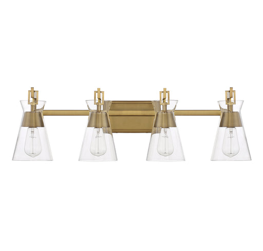 Savoy House 8-1830-4-322 Four Light Bathroom Vanity, Warm Brass (2)
