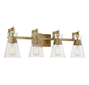 Savoy House 8-1830-4-322 Four Light Bathroom Vanity, Warm Brass (3)