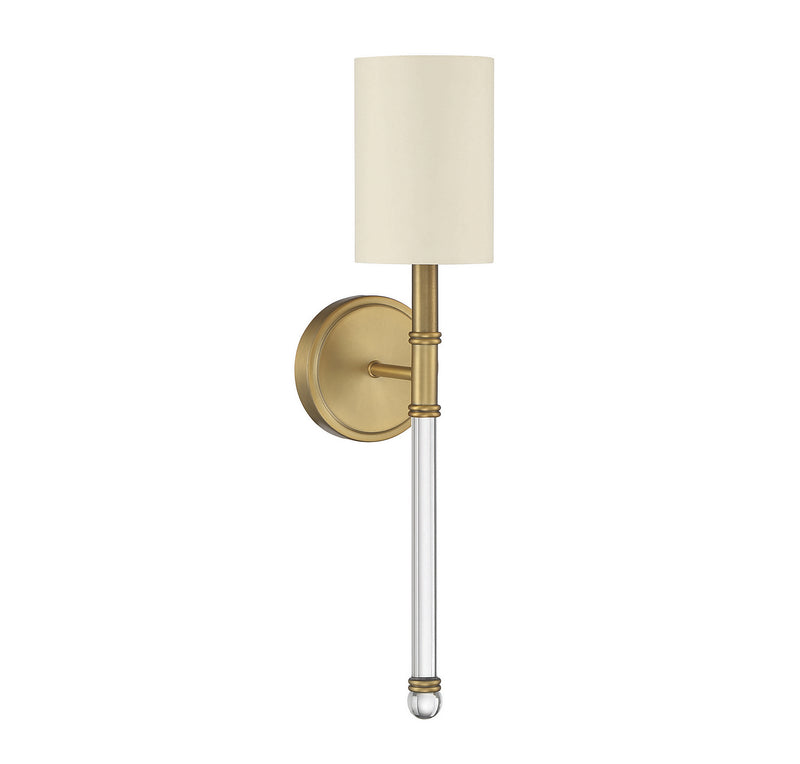 Savoy House 9-101-1-322 One Light Wall Sconce, Warm Brass (2)