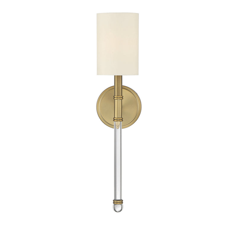 Savoy House 9-101-1-322 One Light Wall Sconce, Warm Brass (3)