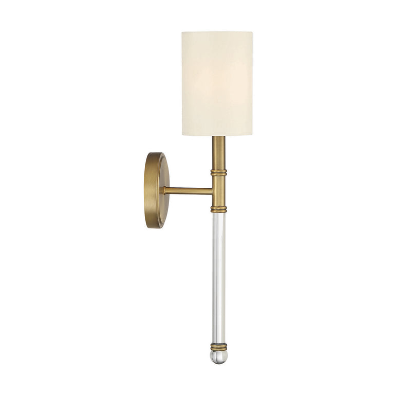 Savoy House 9-101-1-322 One Light Wall Sconce, Warm Brass (5)