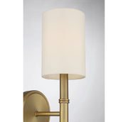Savoy House 9-101-1-322 One Light Wall Sconce, Warm Brass (6)