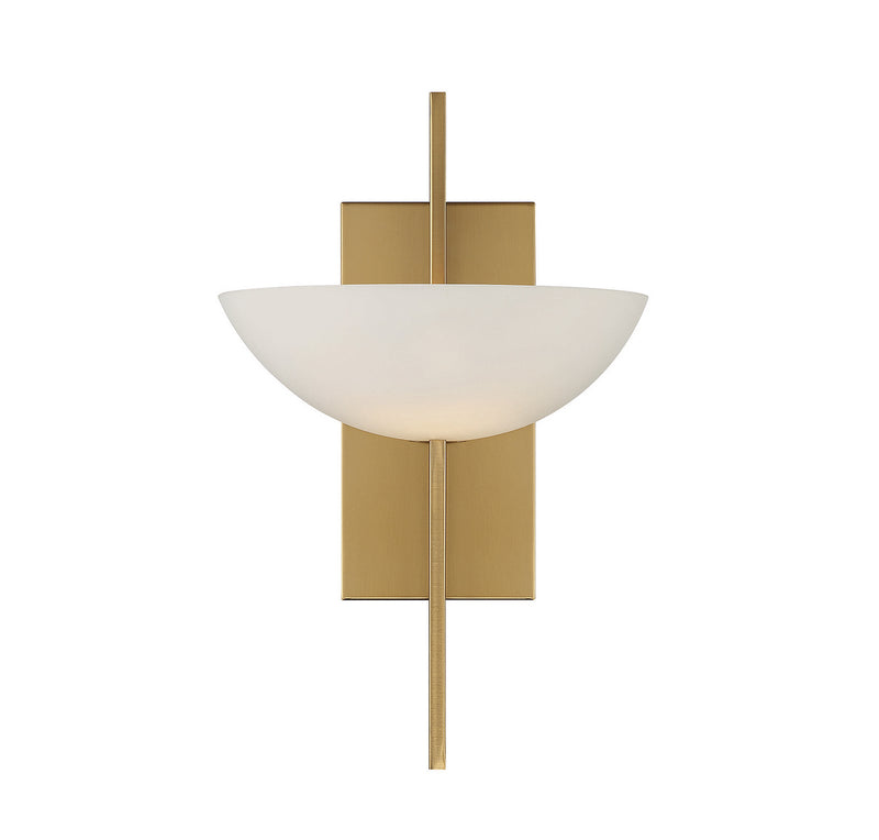 Savoy House 9-1615-1-322 One Light Wall Sconce, Warm Brass (3)