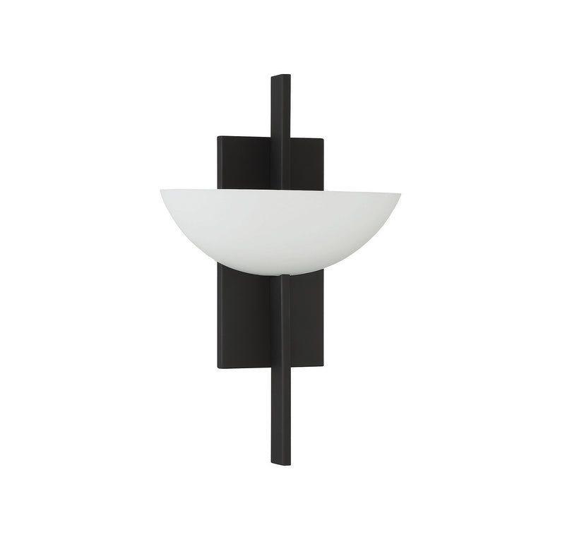 Savoy House 9-1615-1-89 One Light Wall Sconce, Matte Black (2)