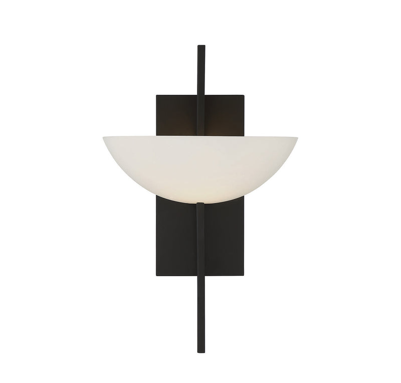 Savoy House 9-1615-1-89 One Light Wall Sconce, Matte Black (3)