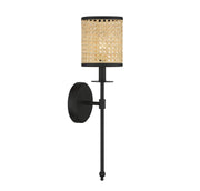 Savoy House 9-1649-1-89 One Light Wall Sconce, Matte Black (4)