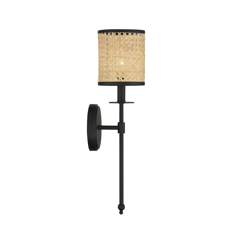 Savoy House 9-1649-1-89 One Light Wall Sconce, Matte Black (5)