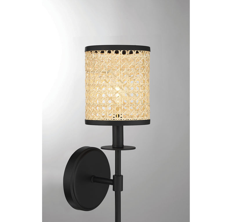 Savoy House 9-1649-1-89 One Light Wall Sconce, Matte Black (6)