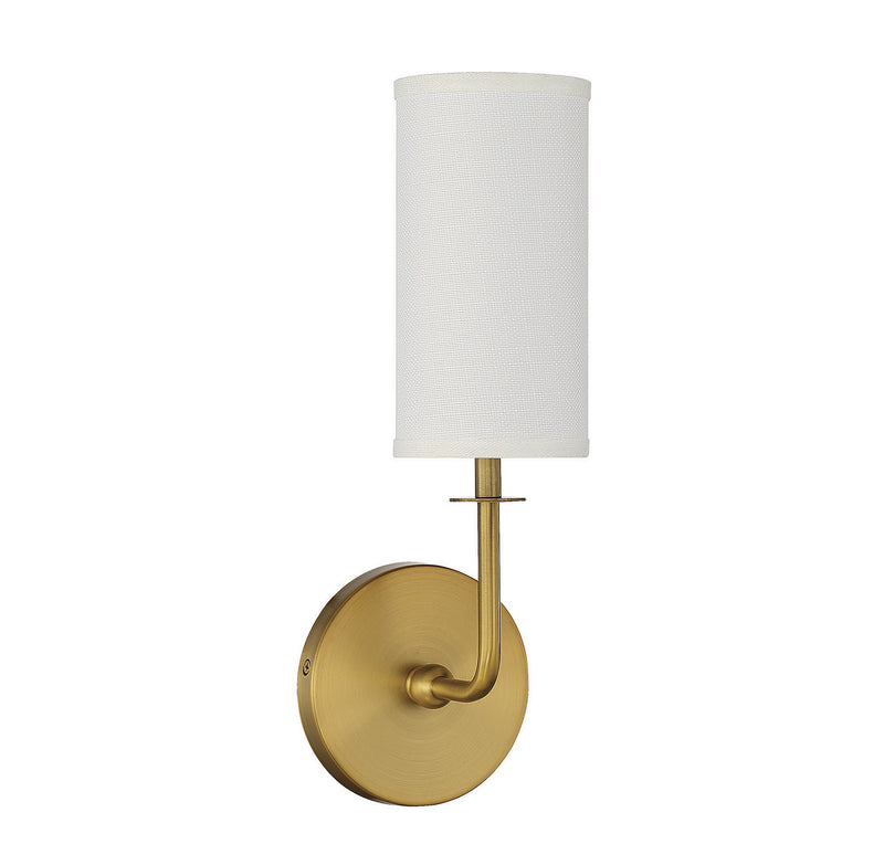 Savoy House 9-1755-1-322 One Light Wall Sconce, Warm Brass (2)
