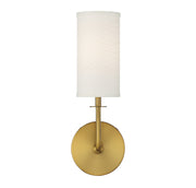 Savoy House 9-1755-1-322 One Light Wall Sconce, Warm Brass (3)