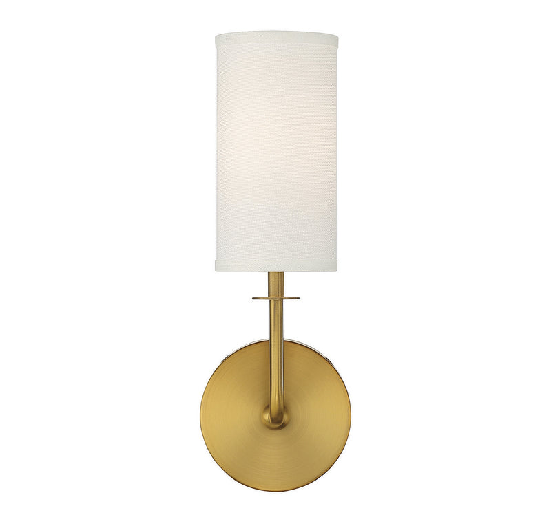 Savoy House 9-1755-1-322 One Light Wall Sconce, Warm Brass (3)