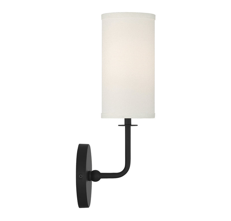 Savoy House 9-1755-1-89 One Light Wall Sconce, Matte Black (5)