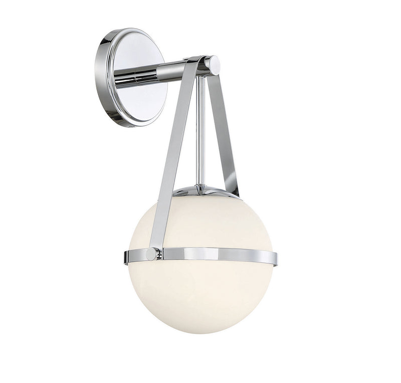Savoy House 9-1911-1-11 One Light Wall Sconce, Polished Chrome (4)