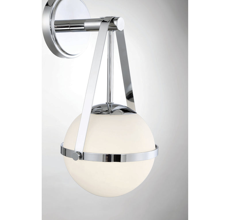 Savoy House 9-1911-1-11 One Light Wall Sconce, Polished Chrome (6)