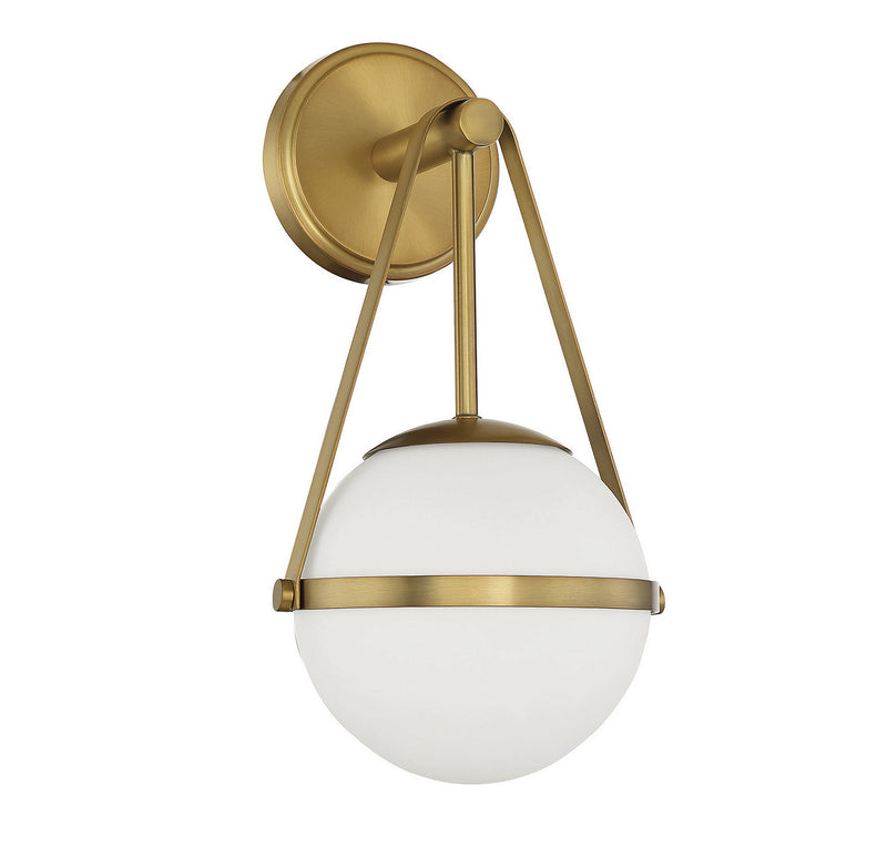 Savoy House 9-1911-1-322 One Light Wall Sconce, Warm Brass (2)