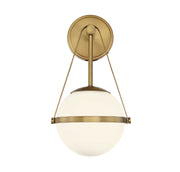 Savoy House 9-1911-1-322 One Light Wall Sconce, Warm Brass (3)