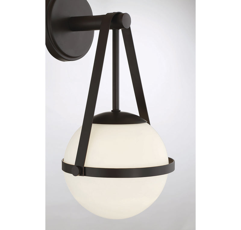 Savoy House 9-1911-1-89 One Light Wall Sconce, Matte Black (6)