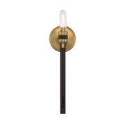 Savoy House 9-1918-1-77 One Light Wall Sconce, Bronze with Brass Accents (3)