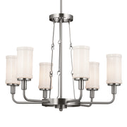 Kichler 52451CLP Six Light Chandelier, Classic Pewter (2)