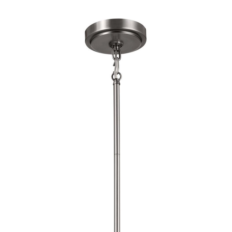 Kichler 52451CLP Six Light Chandelier, Classic Pewter (6)