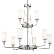 Kichler 52452CLP Nine Light Chandelier, Classic Pewter (3)
