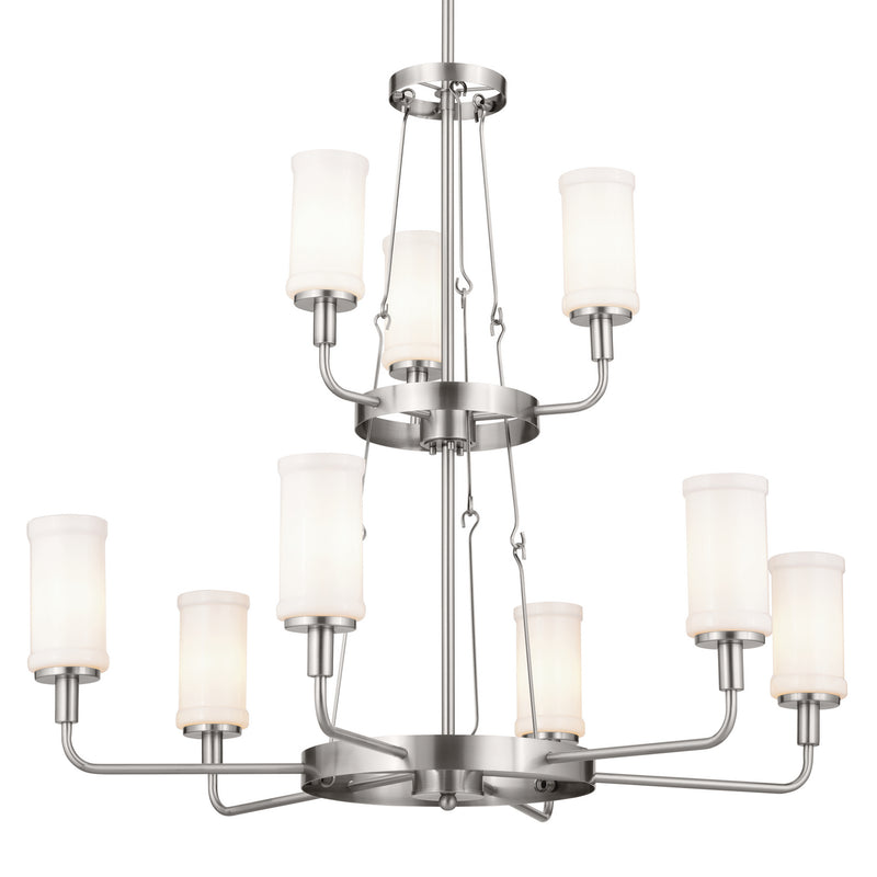 Kichler 52452CLP Nine Light Chandelier, Classic Pewter (3)