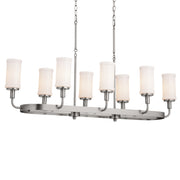 Kichler 52453CLP Eight Light Linear Chandelier, Classic Pewter (3)