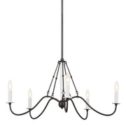 Kichler 52455AVI Five Light Chandelier, Anvil Iron (2)