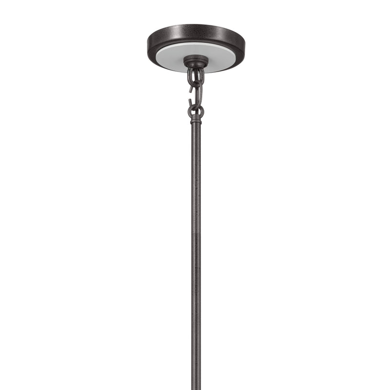 Kichler 52455AVI Five Light Chandelier, Anvil Iron (5)