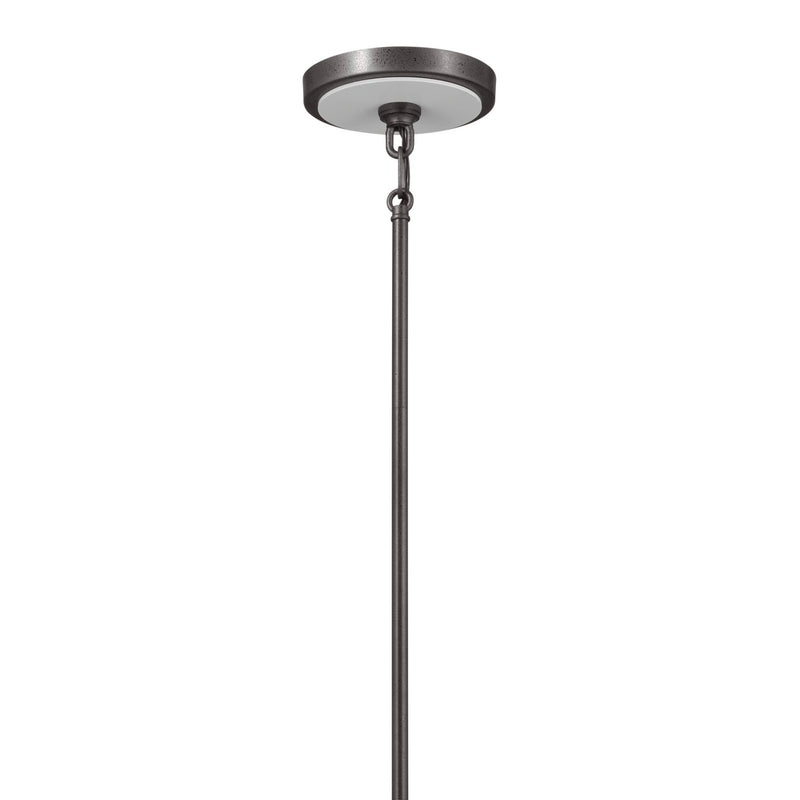 Kichler 52456AVI Eight Light Chandelier, Anvil Iron (4)