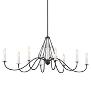 Kichler 52457AVI Eight Light Linear Chandelier, Anvil Iron (2)