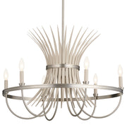 Kichler 52458NI Six Light Chandelier, Brushed Nickel (2)