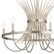 Kichler 52458NI Six Light Chandelier, Brushed Nickel (3)