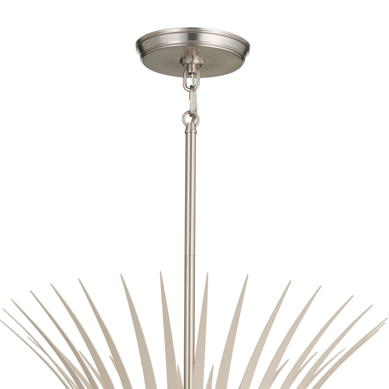 Kichler 52458NI Six Light Chandelier, Brushed Nickel (4)