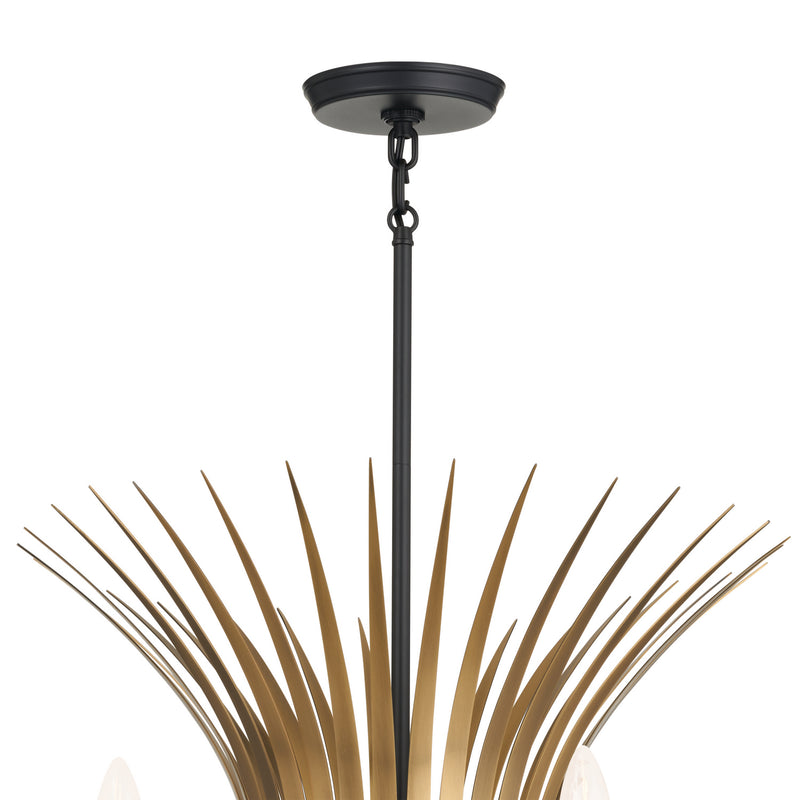 Kichler 52459BK Ten Light Chandelier, Black (4)