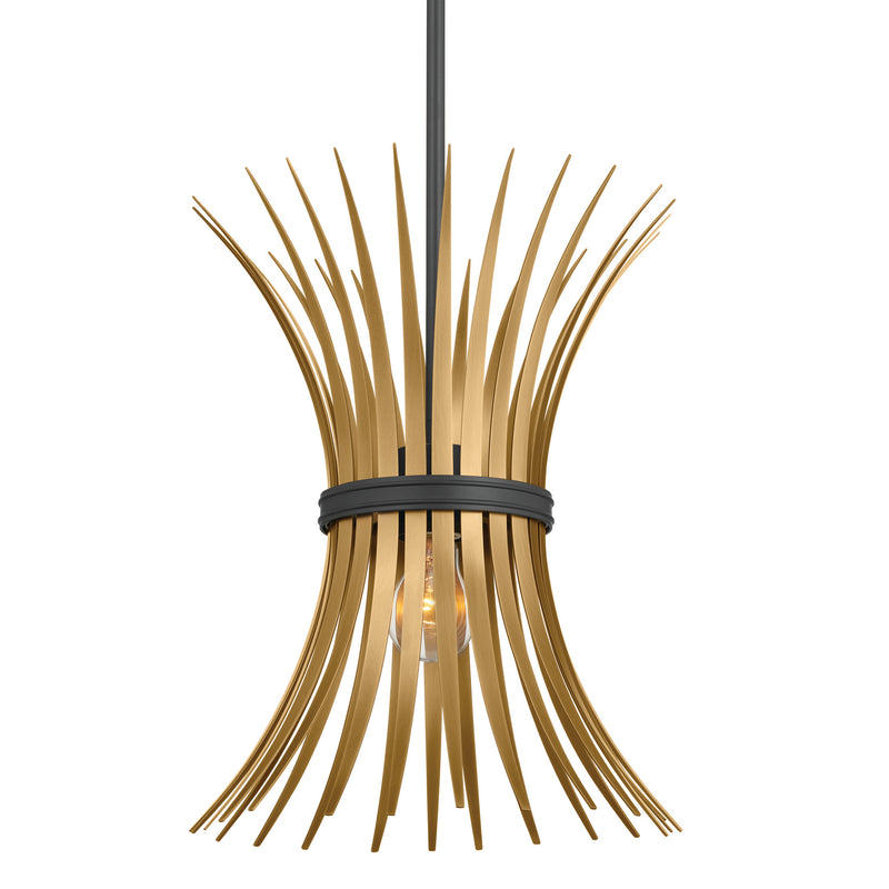 Kichler 52460BK One Light Pendant, Black (2)