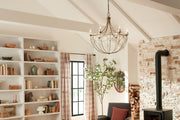 Kichler 52462CHZ Six Light Chandelier, Character Bronze (4)