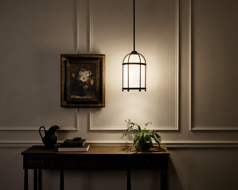 Kichler 52464BKT One Light Pendant, Textured Black (5)