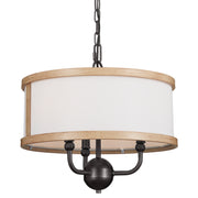 Kichler 52465AVI Three Light Chandelier/Semi Flush, Anvil Iron (2)