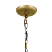 Kichler 52465NBR Three Light Chandelier/Semi Flush, Natural Brass (4)