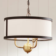 Kichler 52465NBR Three Light Chandelier/Semi Flush, Natural Brass (5)
