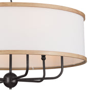 Kichler 52466AVI Six Light Chandelier, Anvil Iron (3)