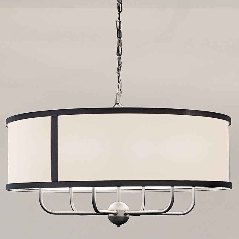 Kichler 52466BKT Six Light Chandelier, Textured Black (4)