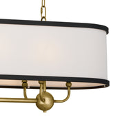 Kichler 52467NBR Eight Light Linear Chandelier, Natural Brass (4)