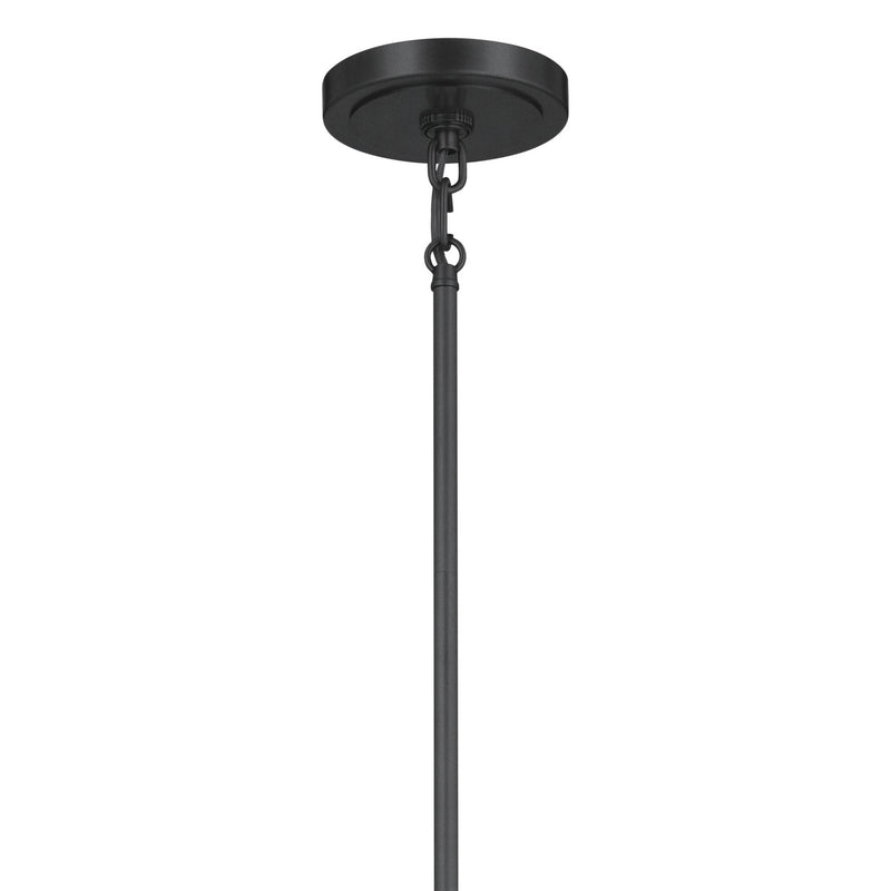 Kichler 52470BK Six Light Chandelier, Black (4)